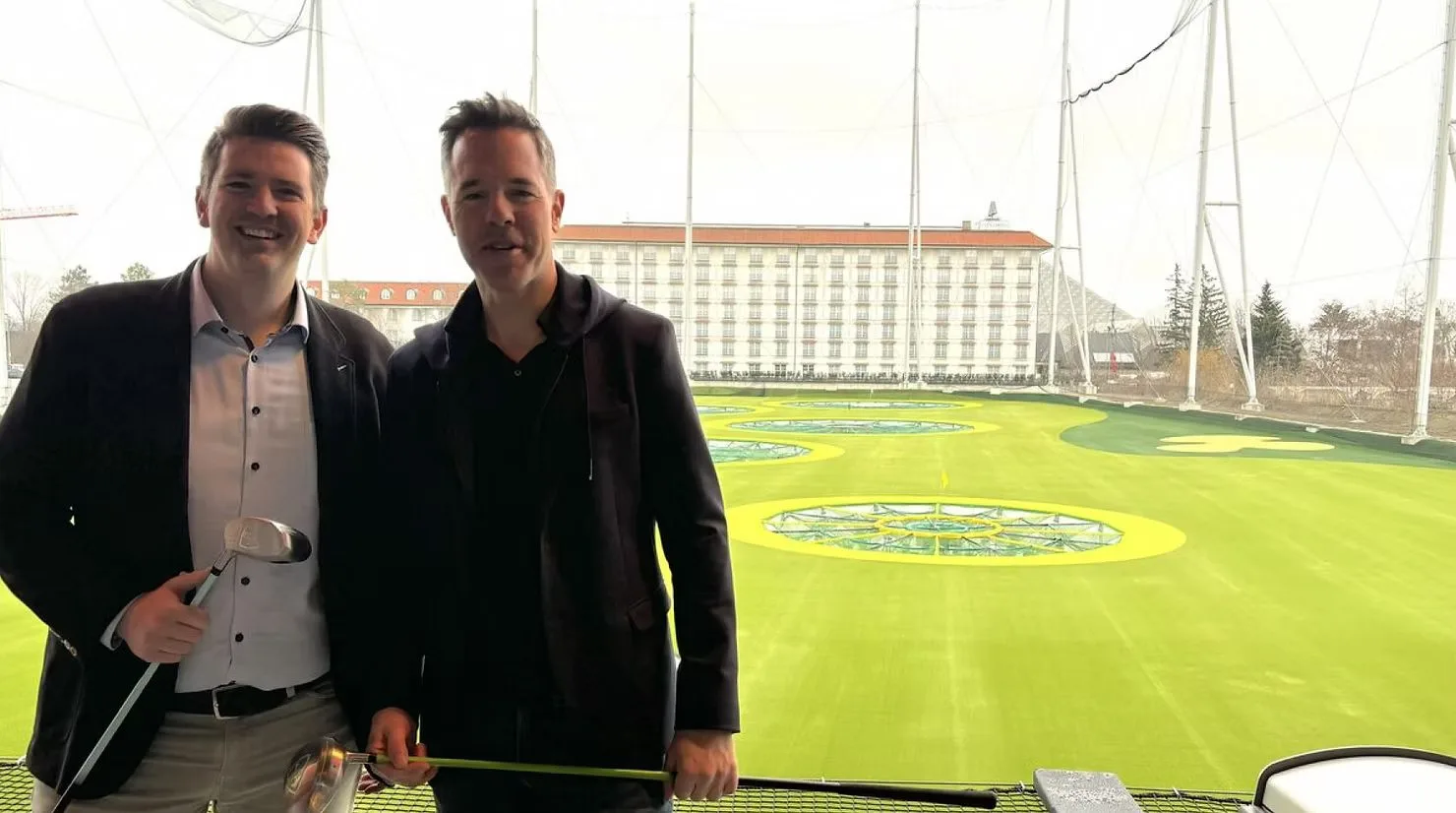 Bei Topgolf Wien in Brunn am Gebirge